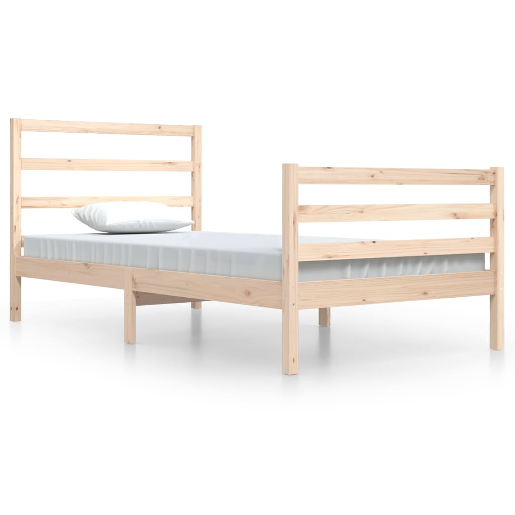 Bedframe Massief Grenenhout 100X200 Cm
