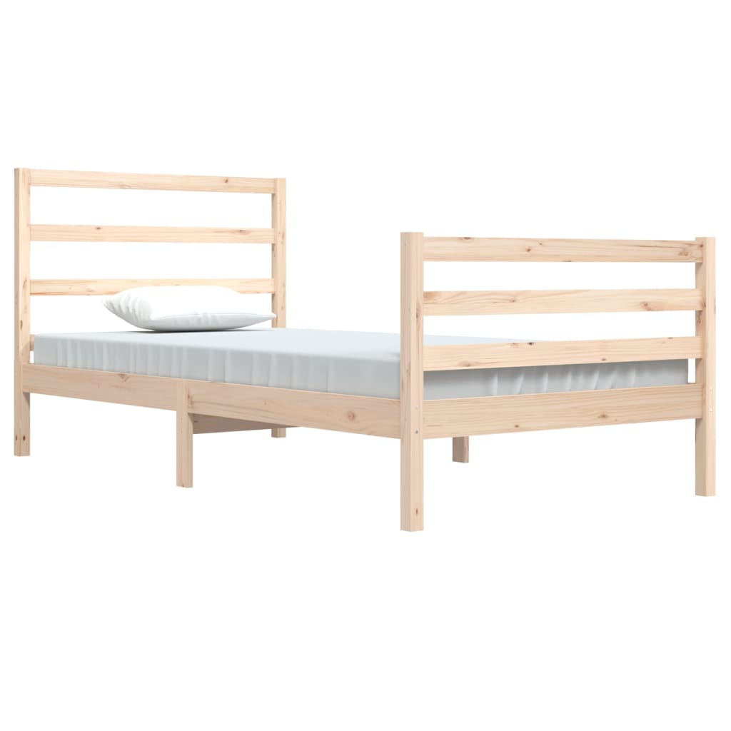 Bedframe Massief Grenenhout 100X200 Cm