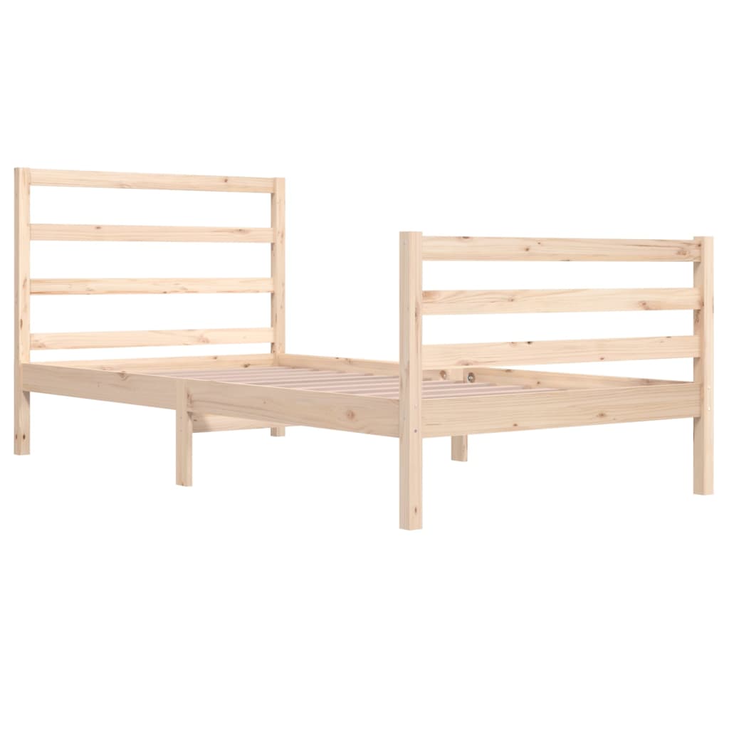 Bedframe Massief Grenenhout 100X200 Cm