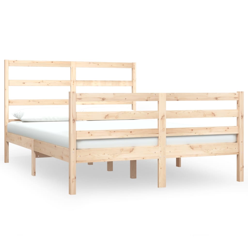 Bedframe Massief Grenenhout 150X200 Cm 5Ft King Size