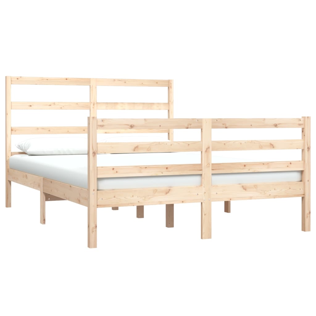 Bedframe Massief Grenenhout 150X200 Cm 5Ft King Size