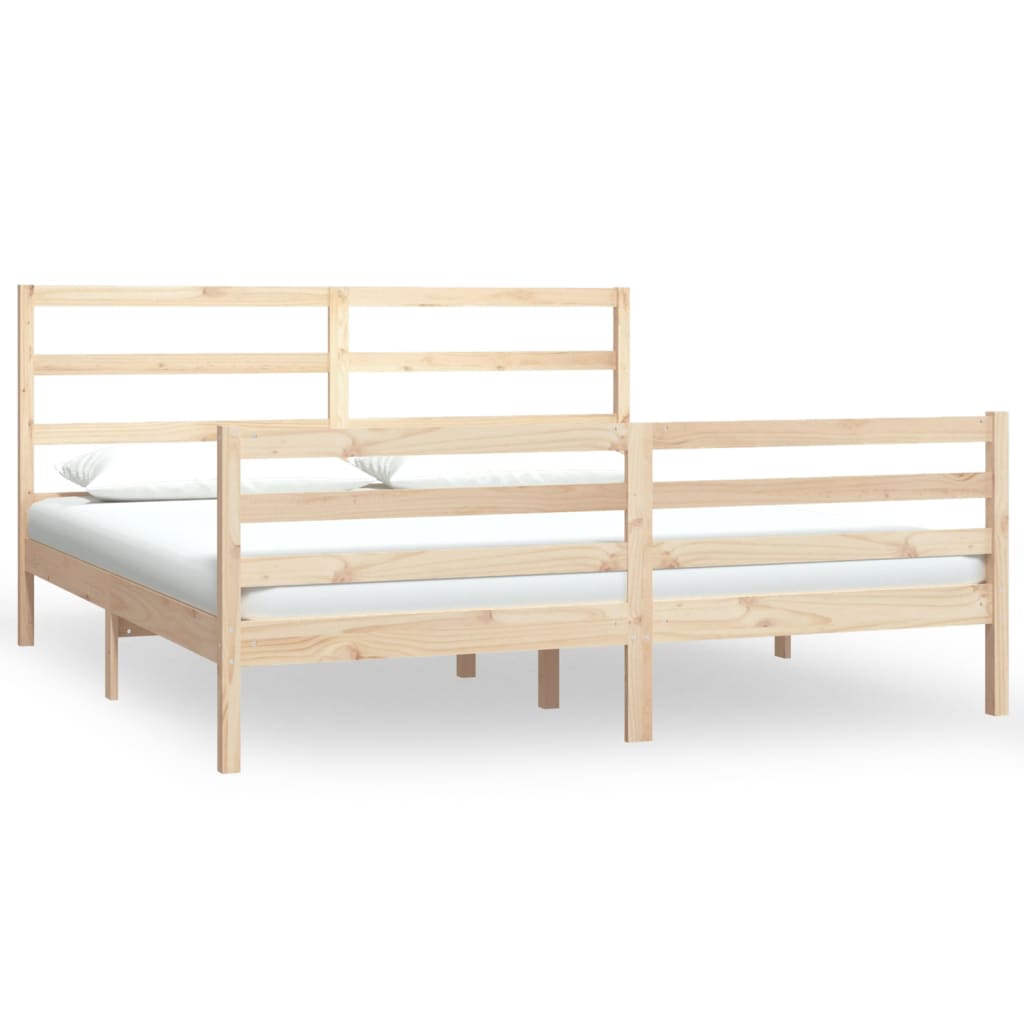 Bedframe Massief Grenenhout 180X200 Cm 6Ft Super King