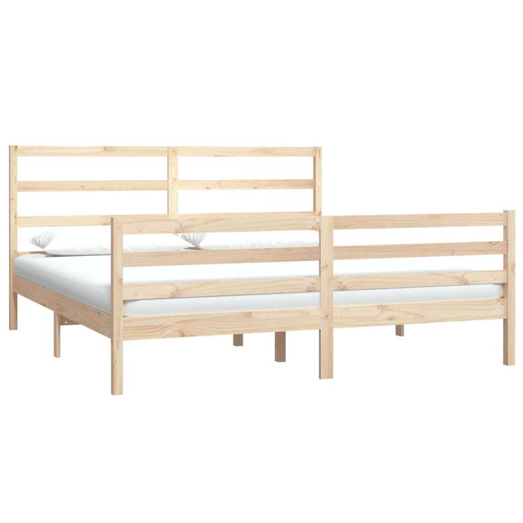 Bedframe Massief Grenenhout 180X200 Cm 6Ft Super King