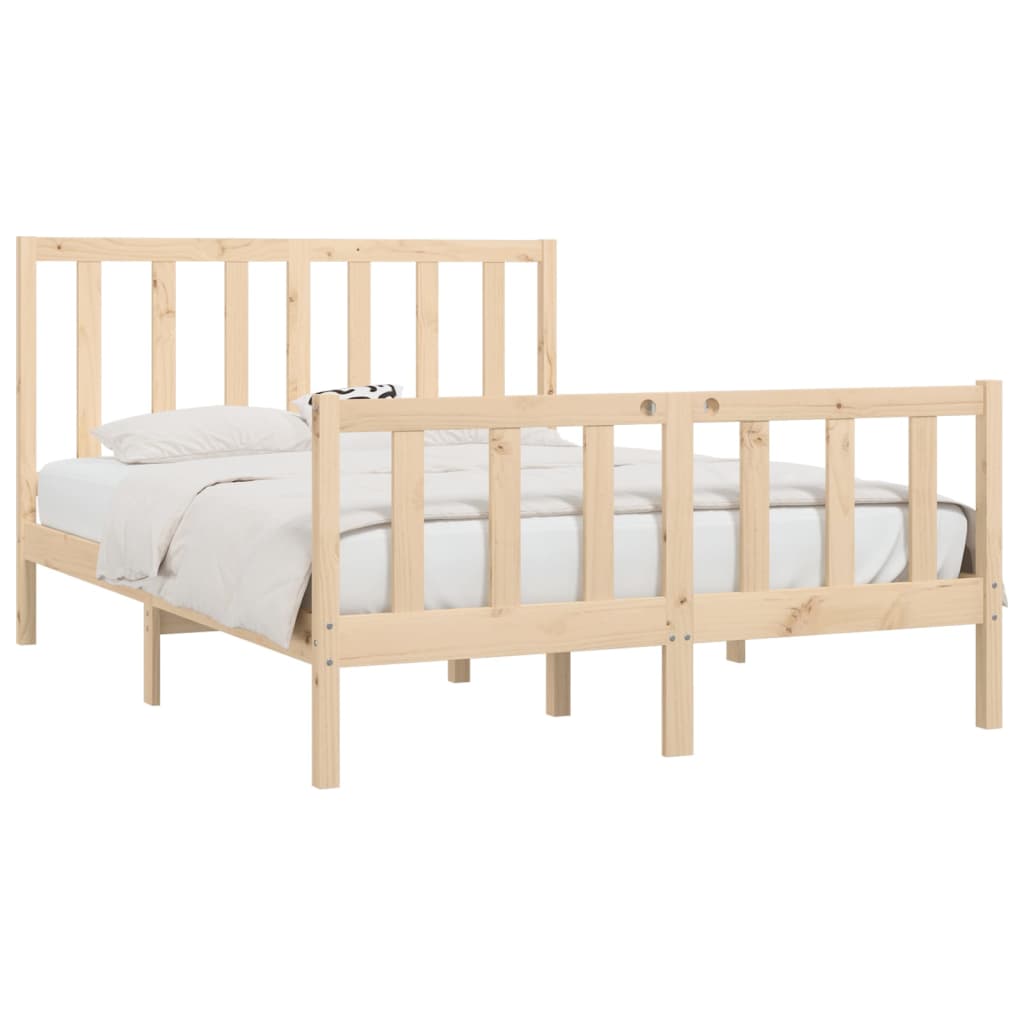 Bedframe Massief Hout 120X190 Cm 4Ft Small Double