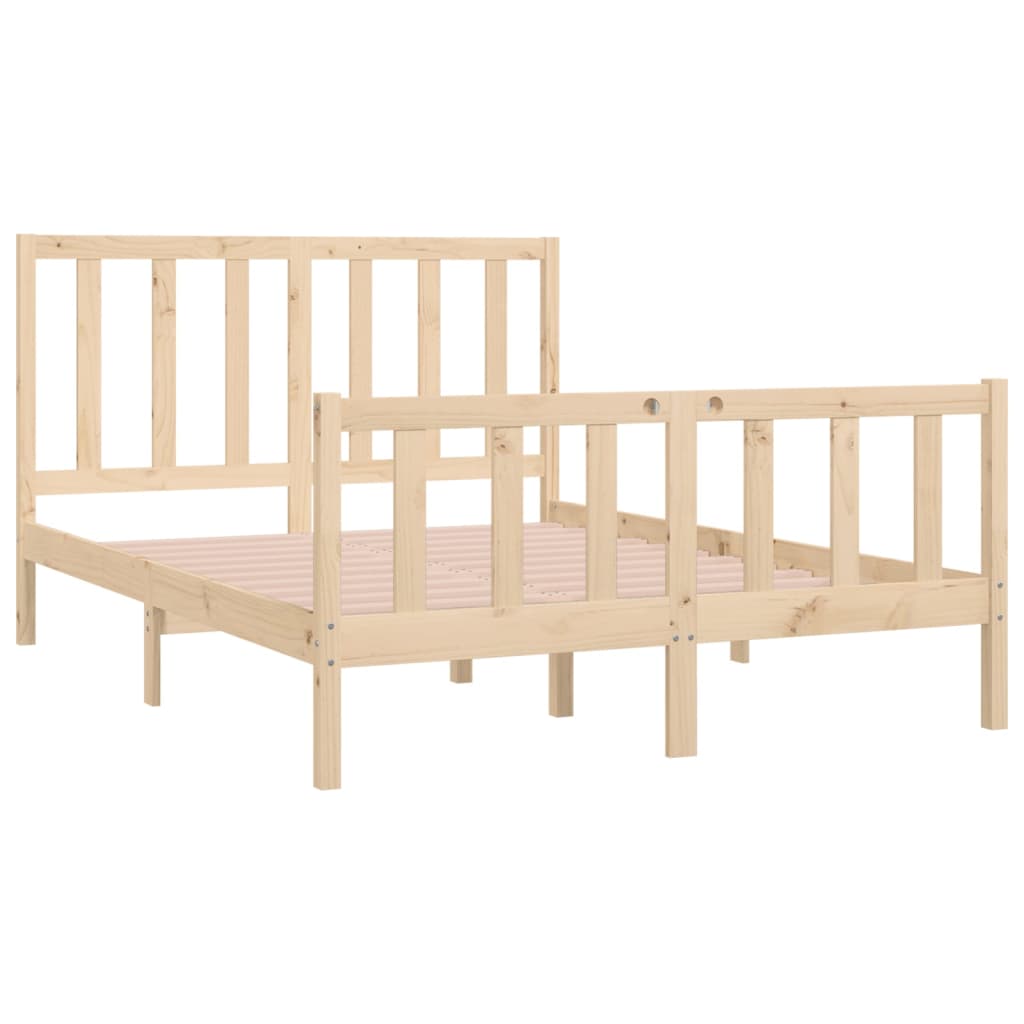 Bedframe Massief Hout 120X190 Cm 4Ft Small Double