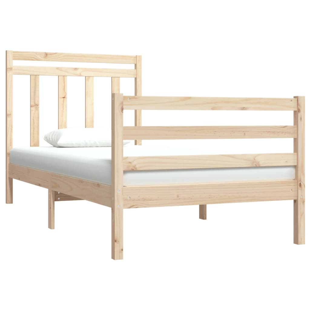 Bedframe Massief Hout 75X190 Cm 2Ft6 Small Single