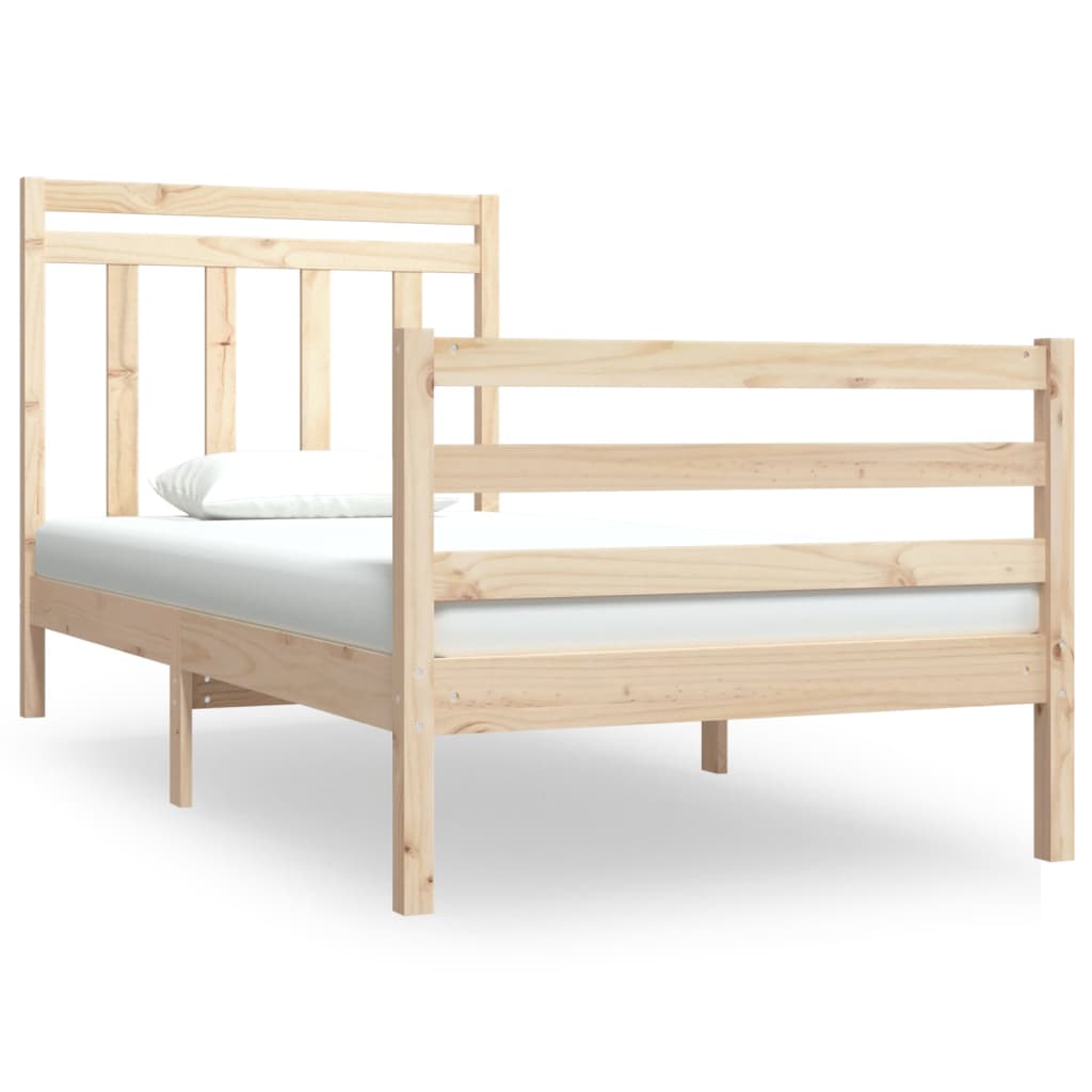 Bedframe Massief Hout 90X190 Cm 3Ft Single