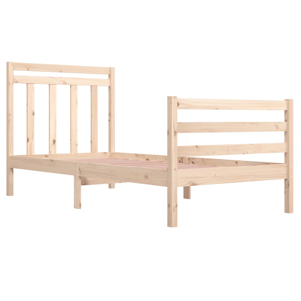 Bedframe Massief Hout 90X200 Cm
