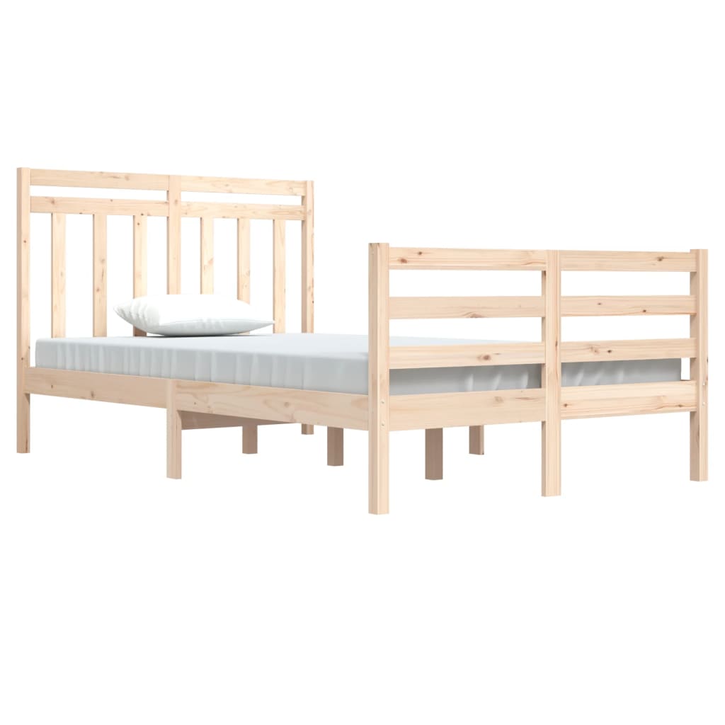 Bedframe Massief Hout 120X200 Cm