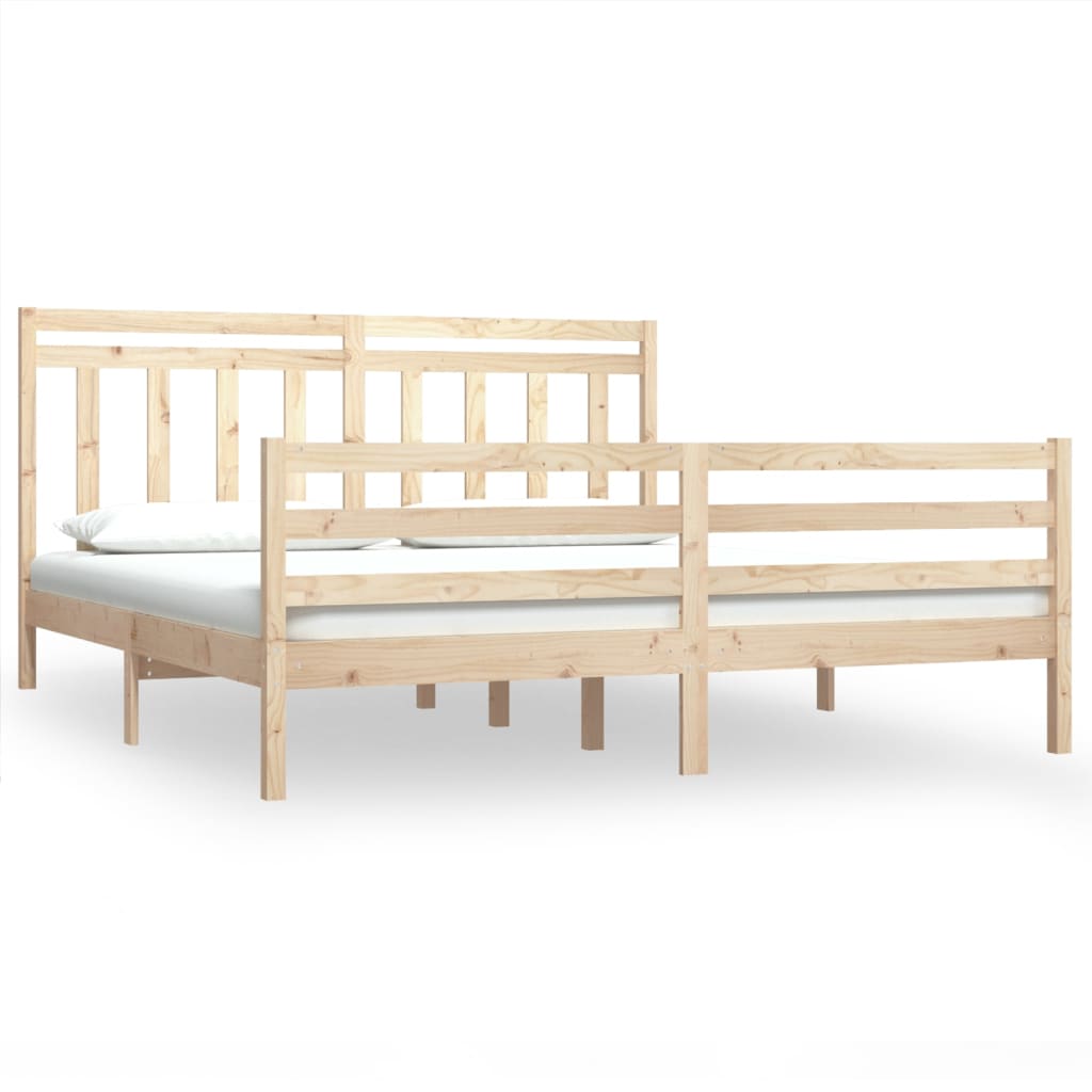 Bedframe Massief Hout 180X200 Cm 6Ft Super King