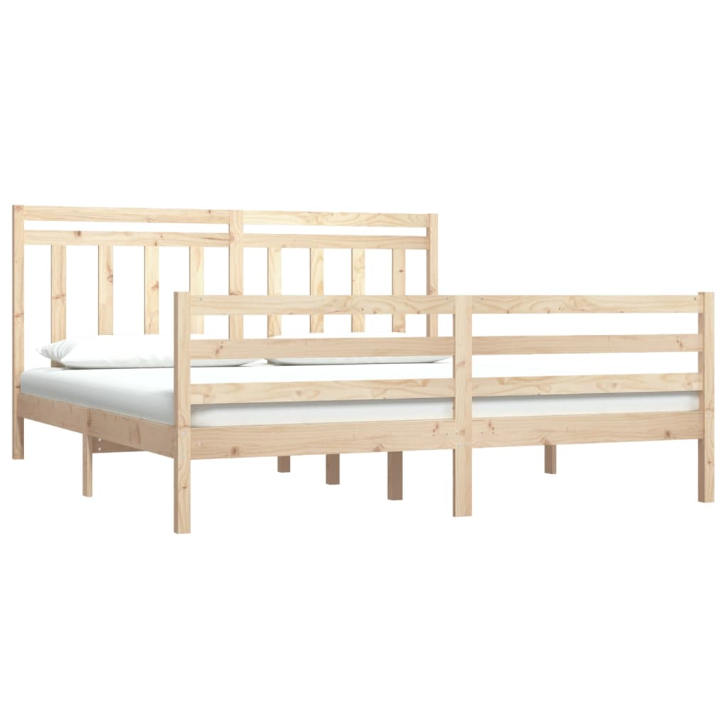 Bedframe Massief Hout 180X200 Cm 6Ft Super King