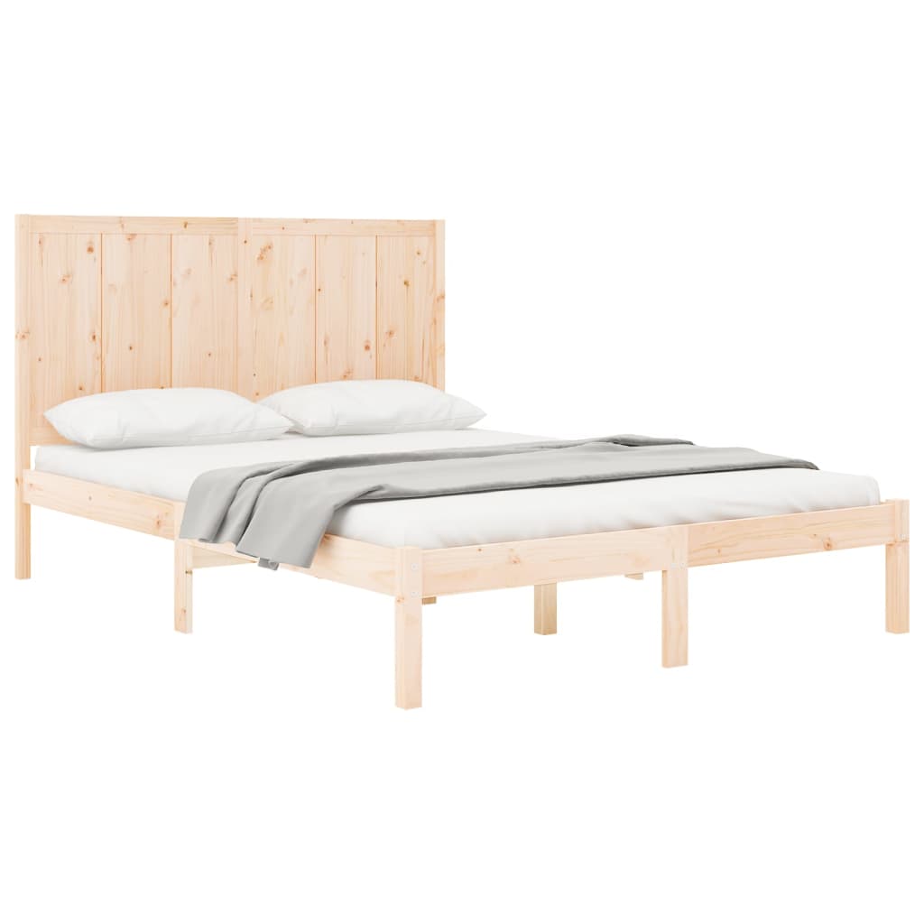 Bedframe Massief Grenenhout 160X200 Cm