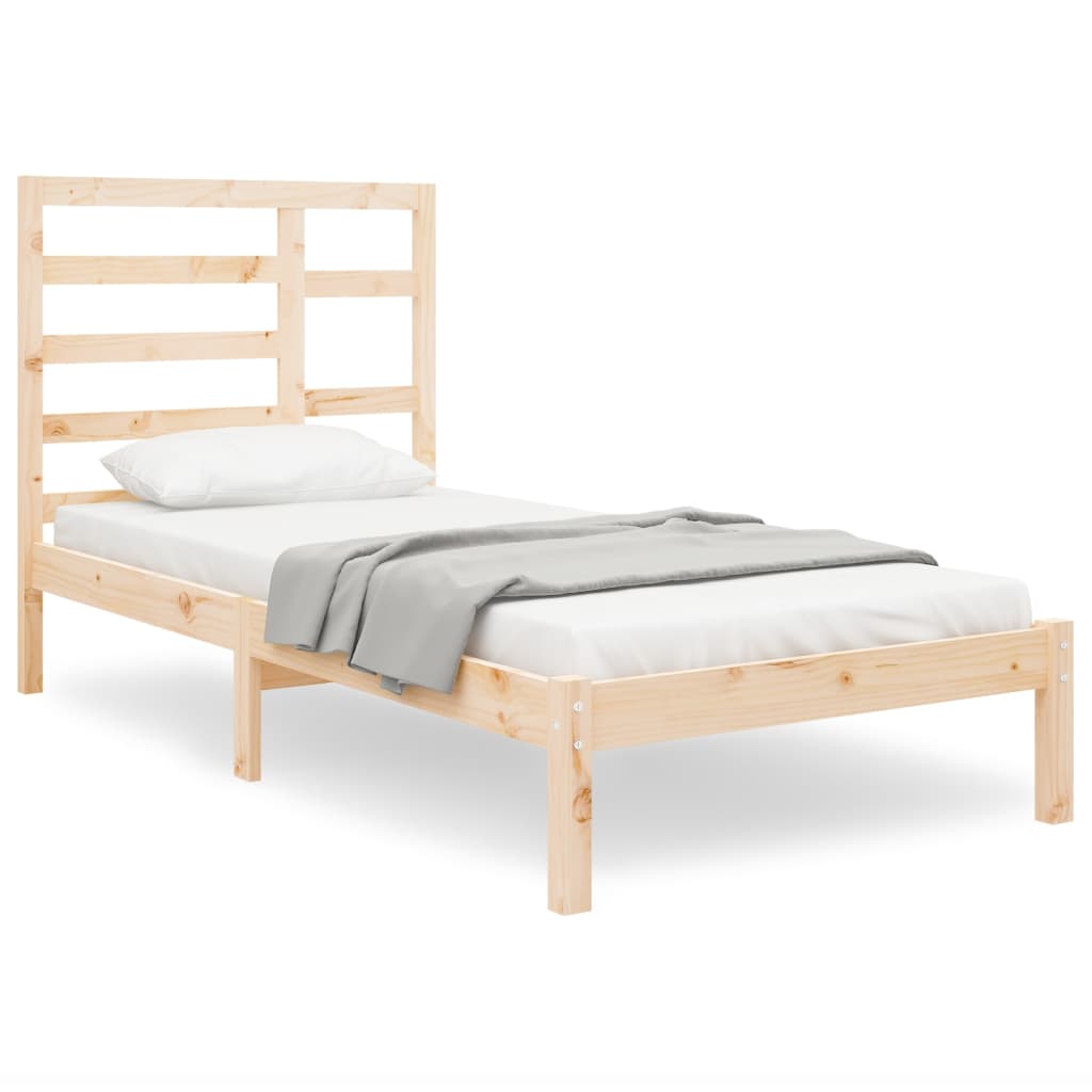Bedframe Massief Hout 75X190 Cm 2Ft6 Small Single