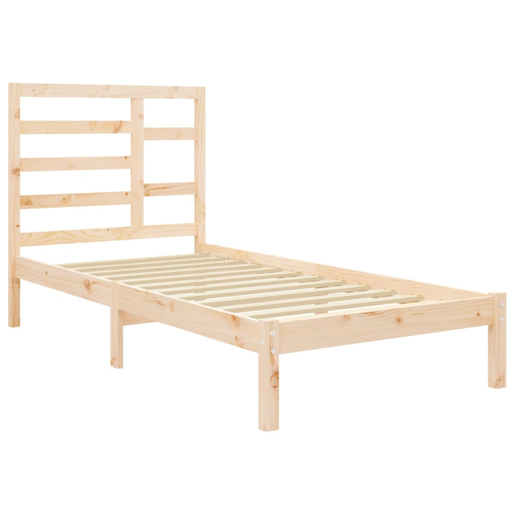 Bedframe Massief Hout 75X190 Cm 2Ft6 Small Single