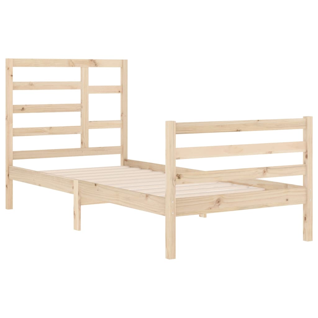 Bedframe Massief Hout 90X200 Cm