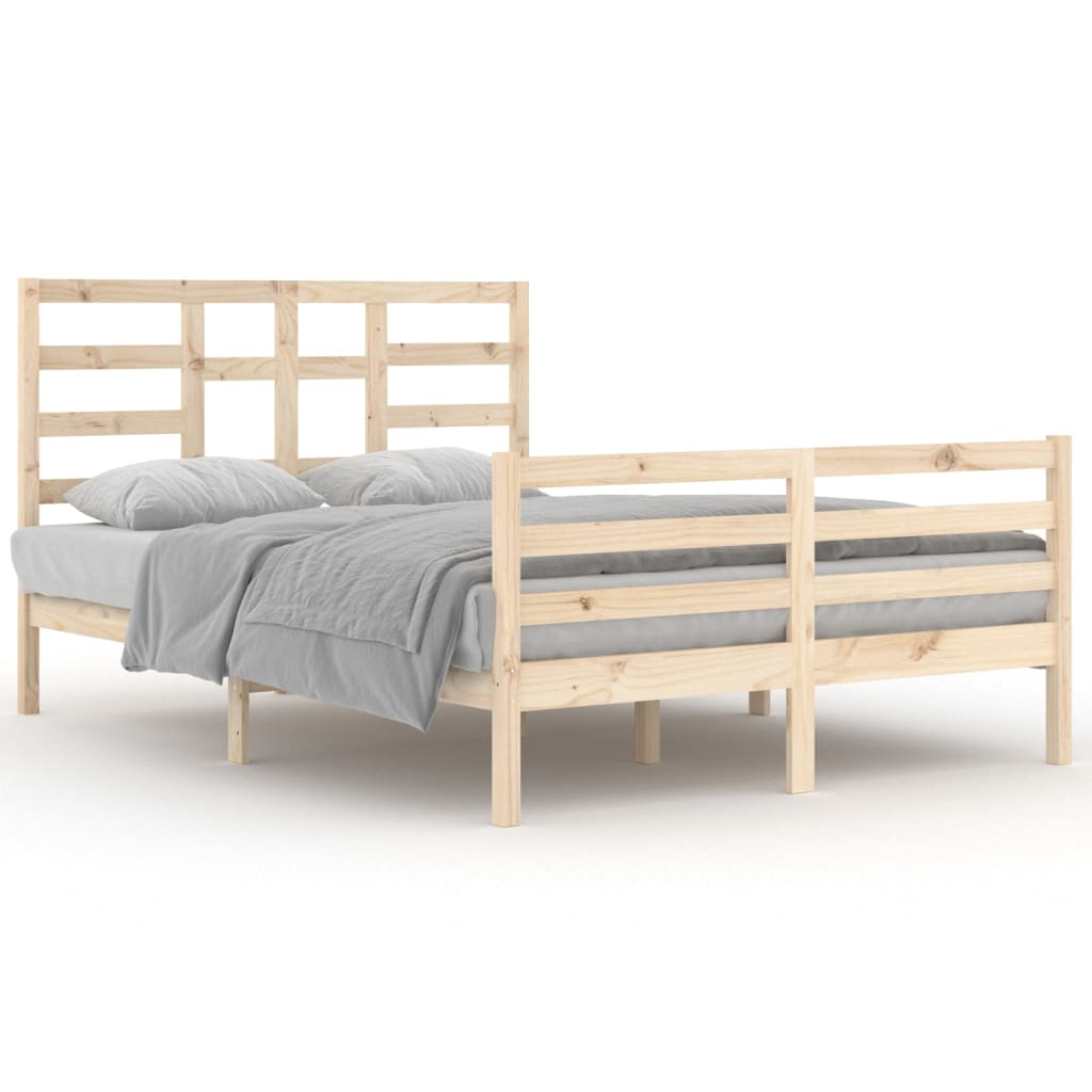 Bedframe Massief Hout 140X200 Cm