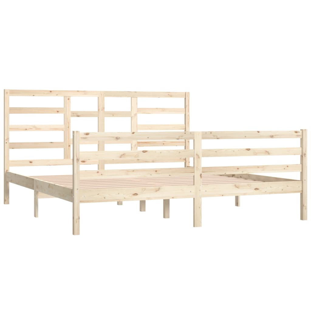 Bedframe Massief Hout 180X200 Cm 6Ft Super King
