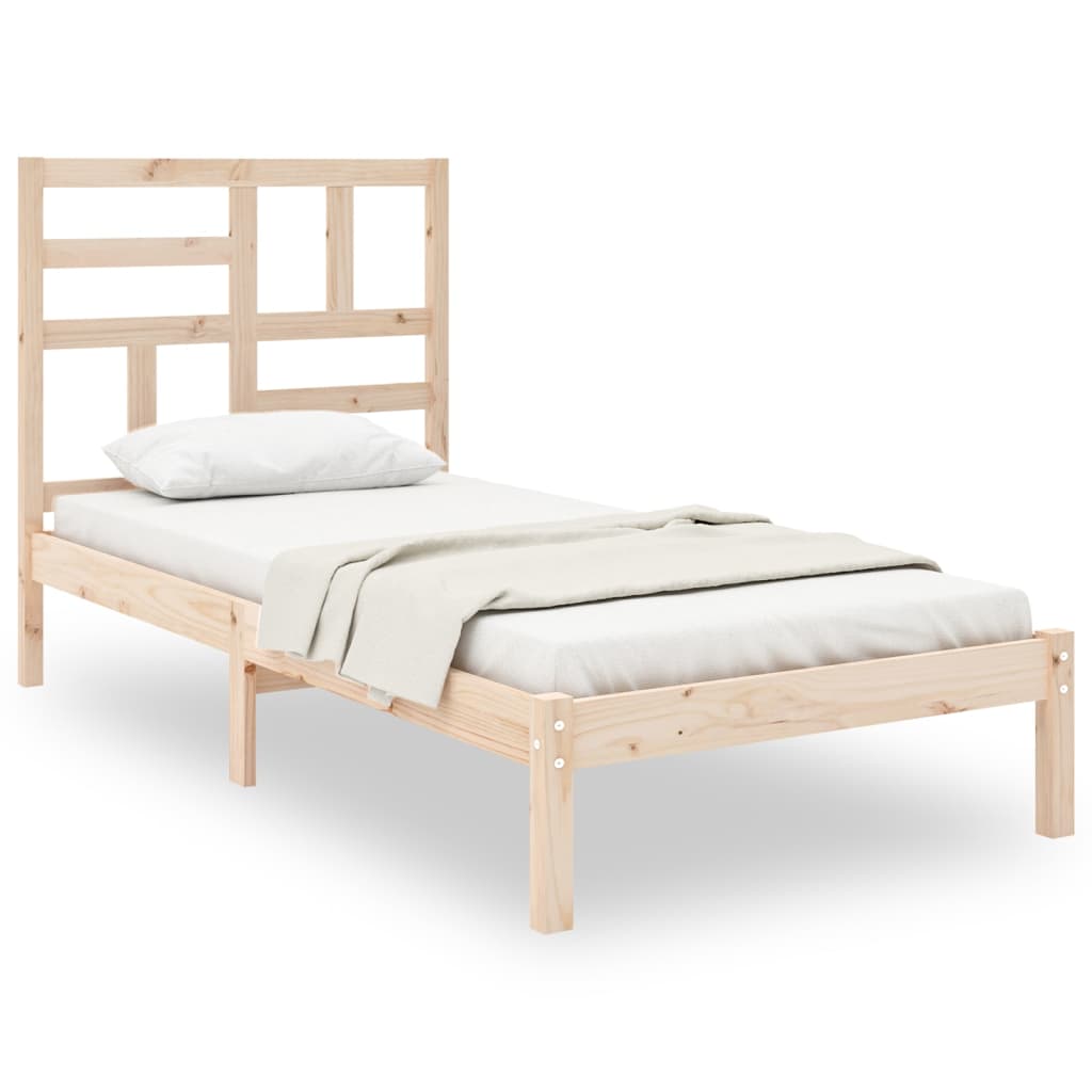 Bedframe Massief Hout 75X190 Cm 2Ft6 Small Single
