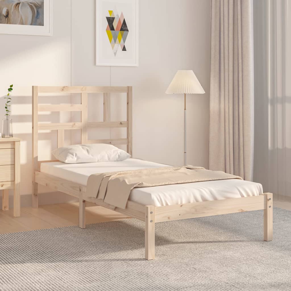Bedframe Massief Hout 90X190 Cm 3Ft Single