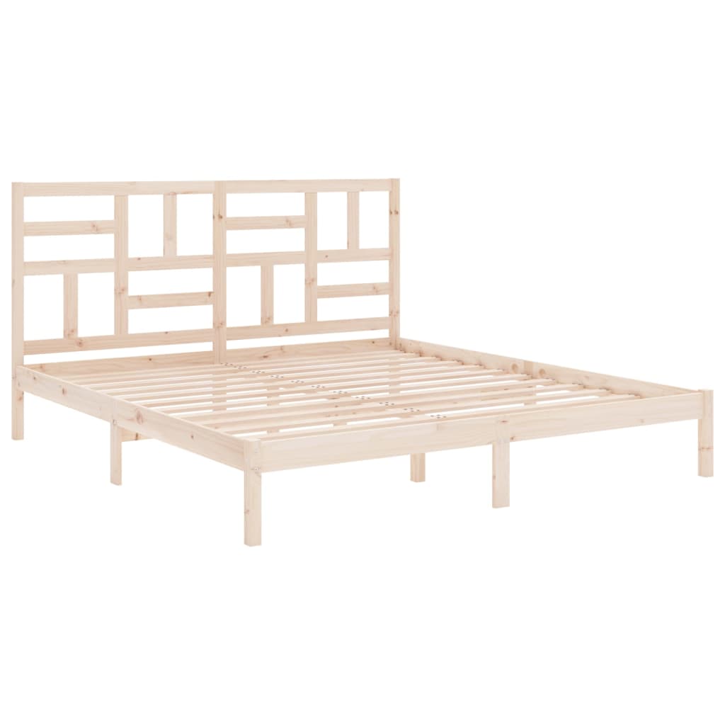 Bedframe Massief Hout 180X200 Cm 6Ft Super King