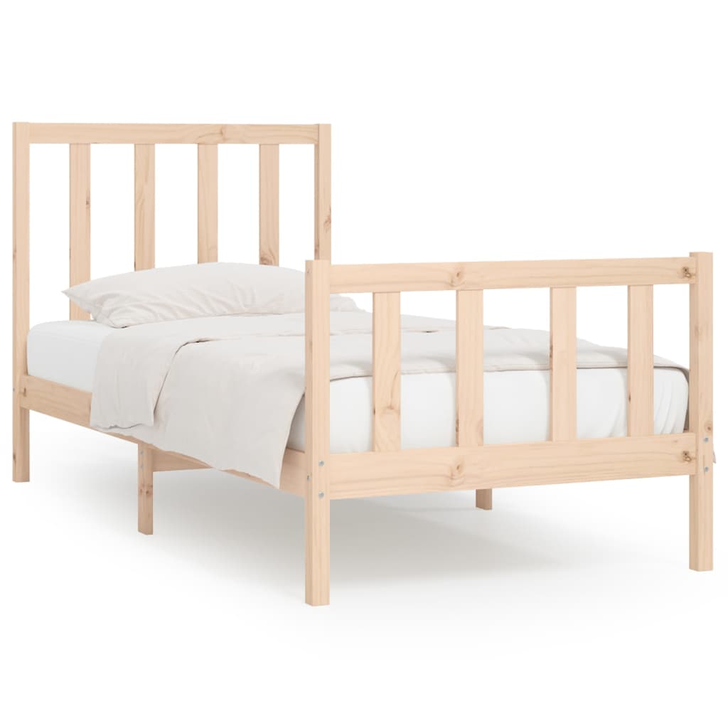 Bedframe Massief Hout 90X200 Cm