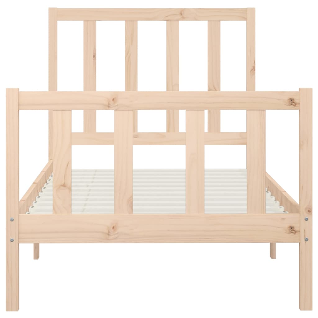 Bedframe Massief Hout 100X200 Cm