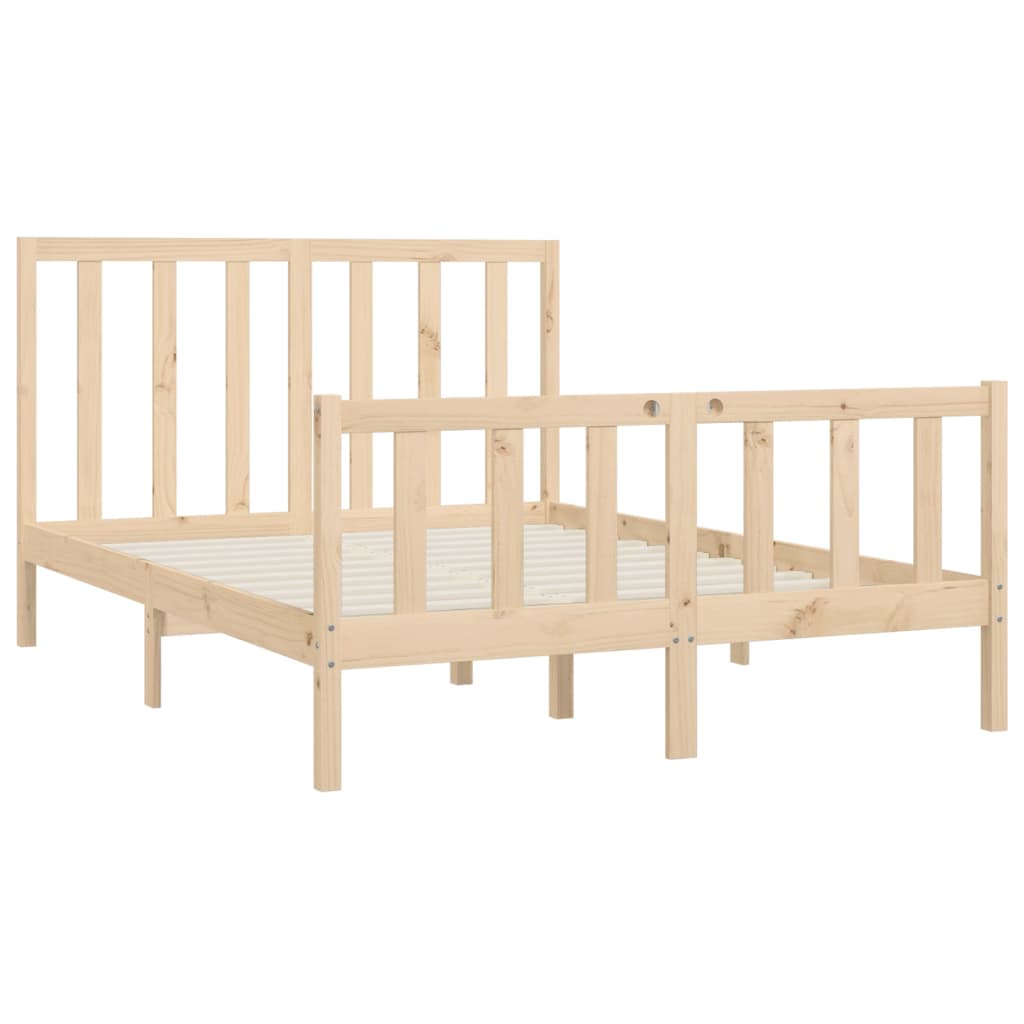 Bedframe Massief Hout 120X200 Cm