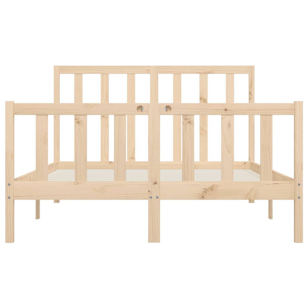 Bedframe Massief Hout 120X200 Cm