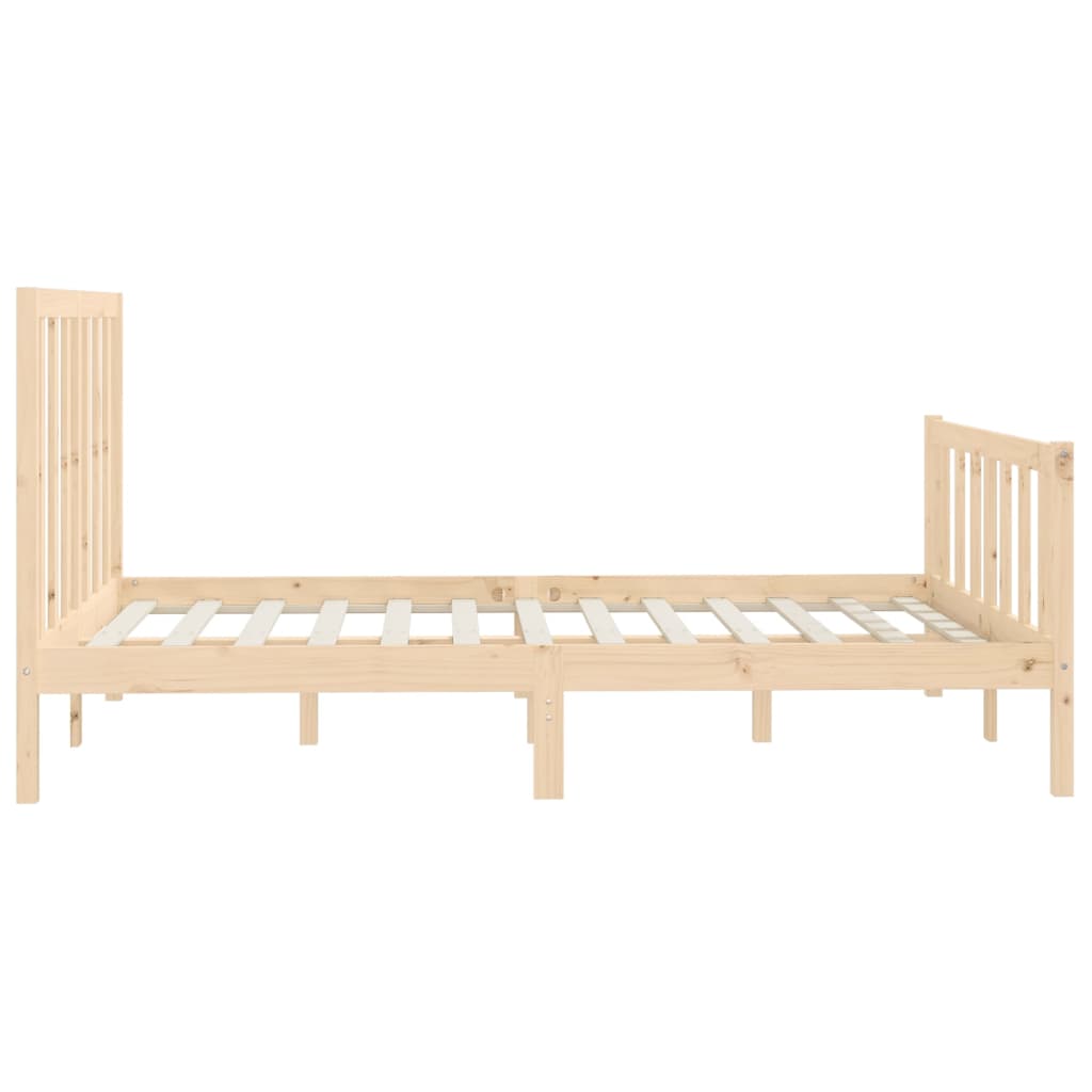 Bedframe Massief Hout 120X200 Cm