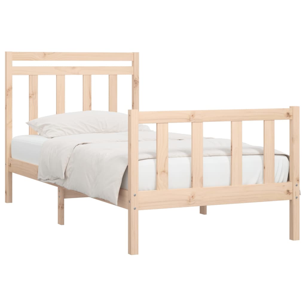 Bedframe Massief Grenenhout 100X200 Cm