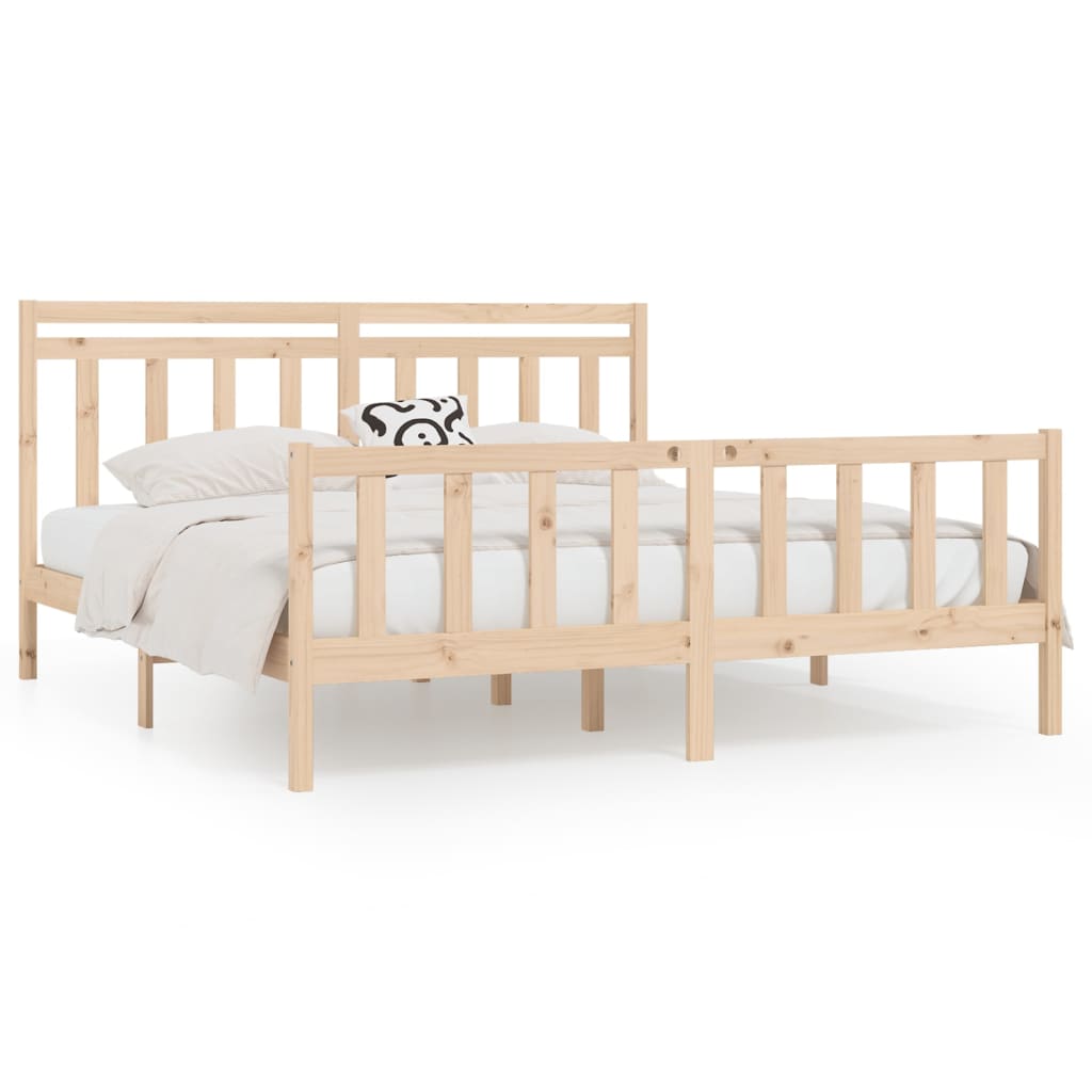 Bedframe Massief Grenenhout 180X200 Cm 6Ft Super King