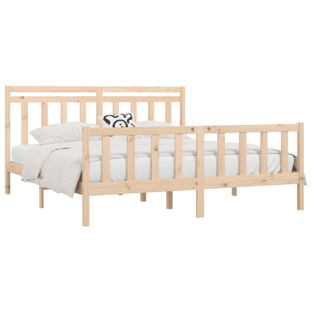 Bedframe Massief Grenenhout 180X200 Cm 6Ft Super King