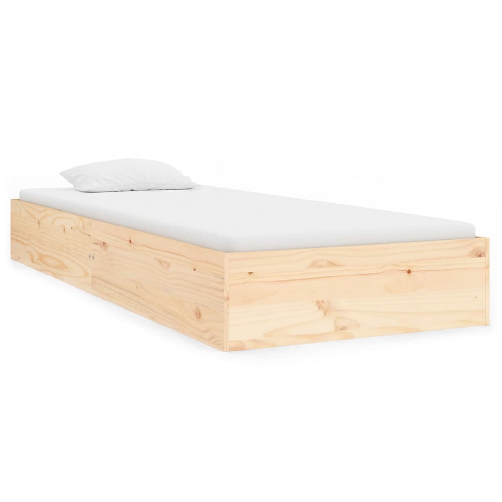 Bedframe Massief Hout 75X190 Cm 2Ft6 Small Single