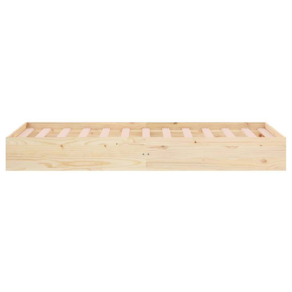 Bedframe Massief Hout 75X190 Cm 2Ft6 Small Single