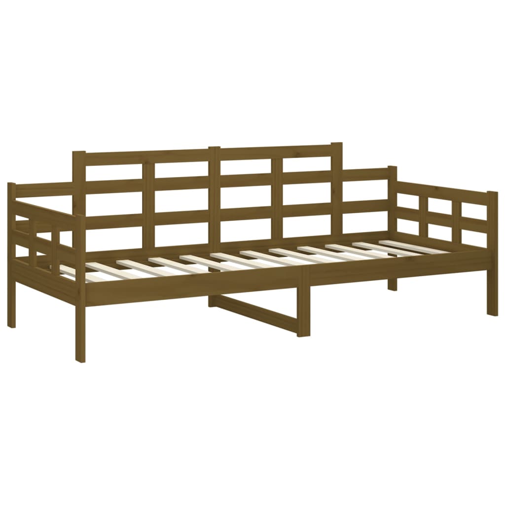 Slaapbank Grenenhout Honingbruin 80X200 Cm
