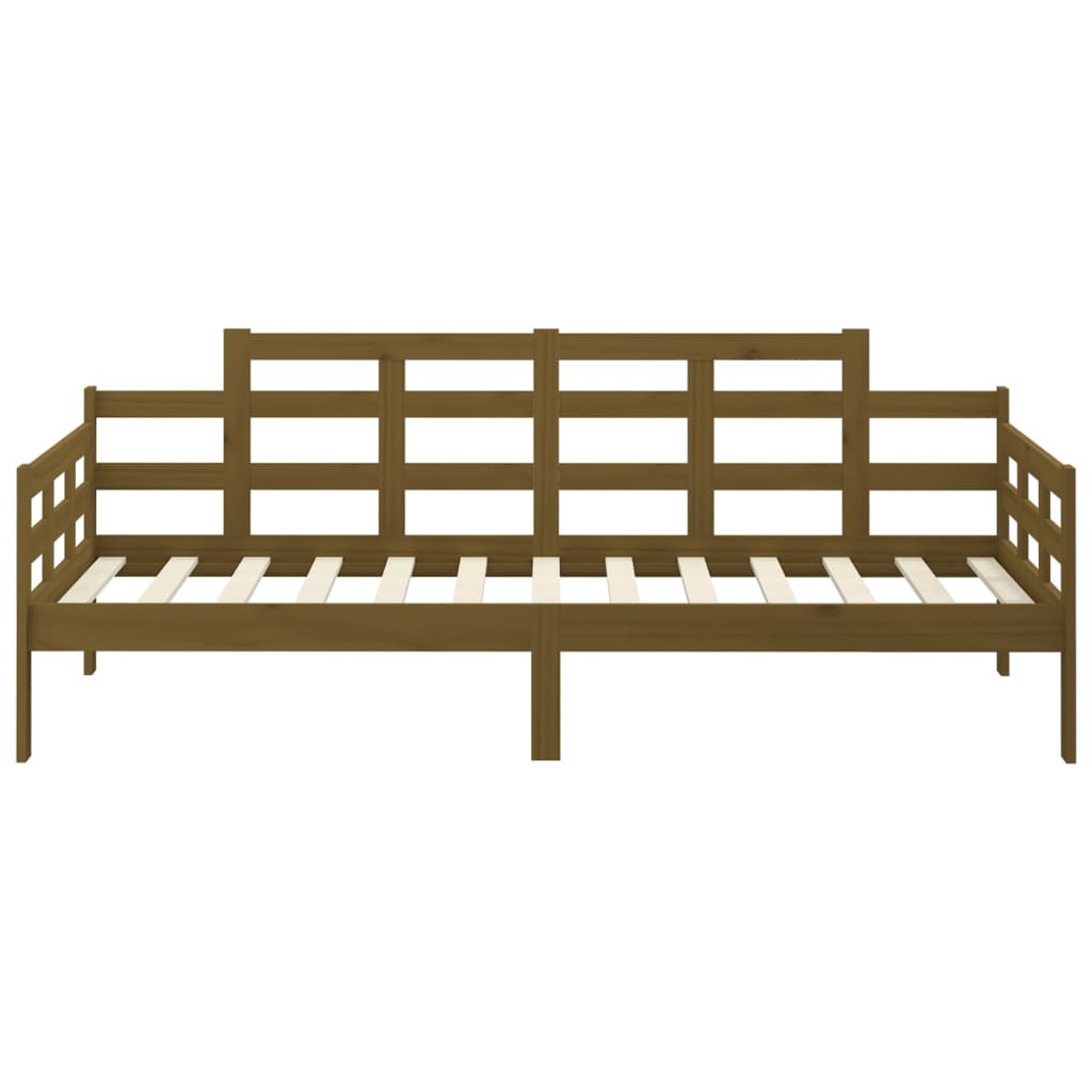 Slaapbank Grenenhout Honingbruin 80X200 Cm