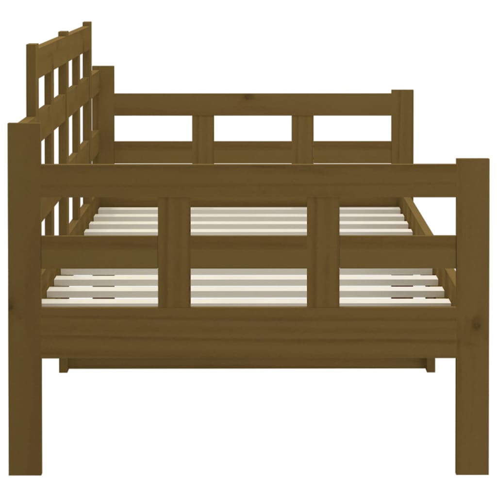 Slaapbank Grenenhout Honingbruin 80X200 Cm
