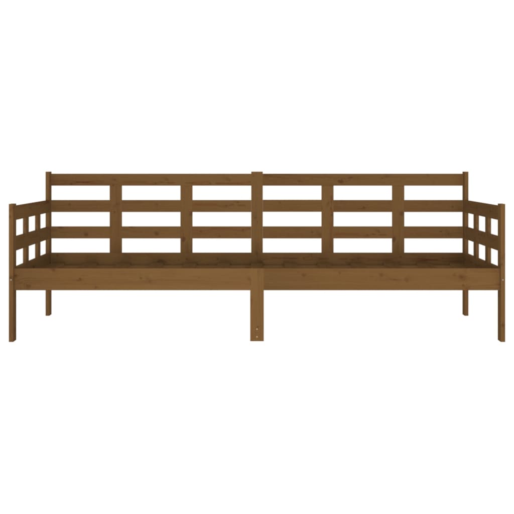 Slaapbank Massief Grenenhout Honingbruin 80X200 Cm
