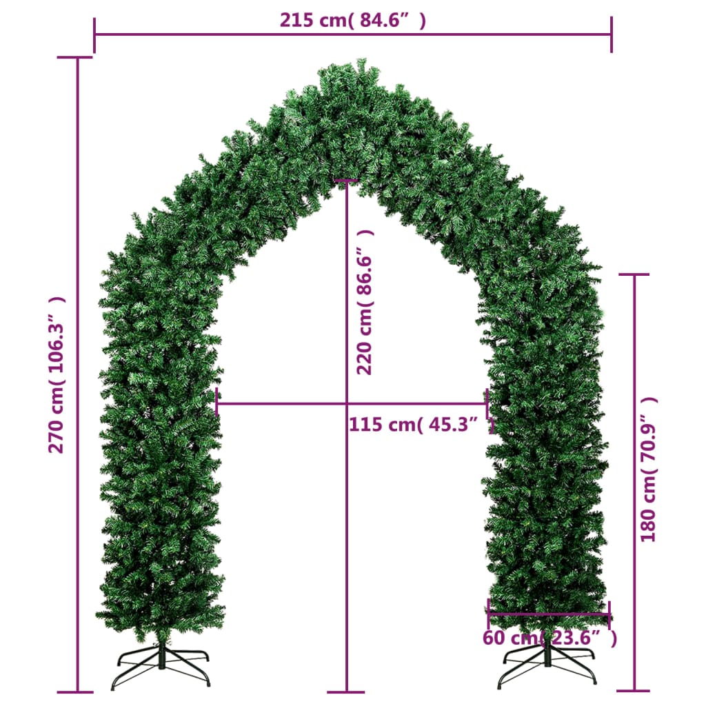 Kerstboog 270 Cm Groen