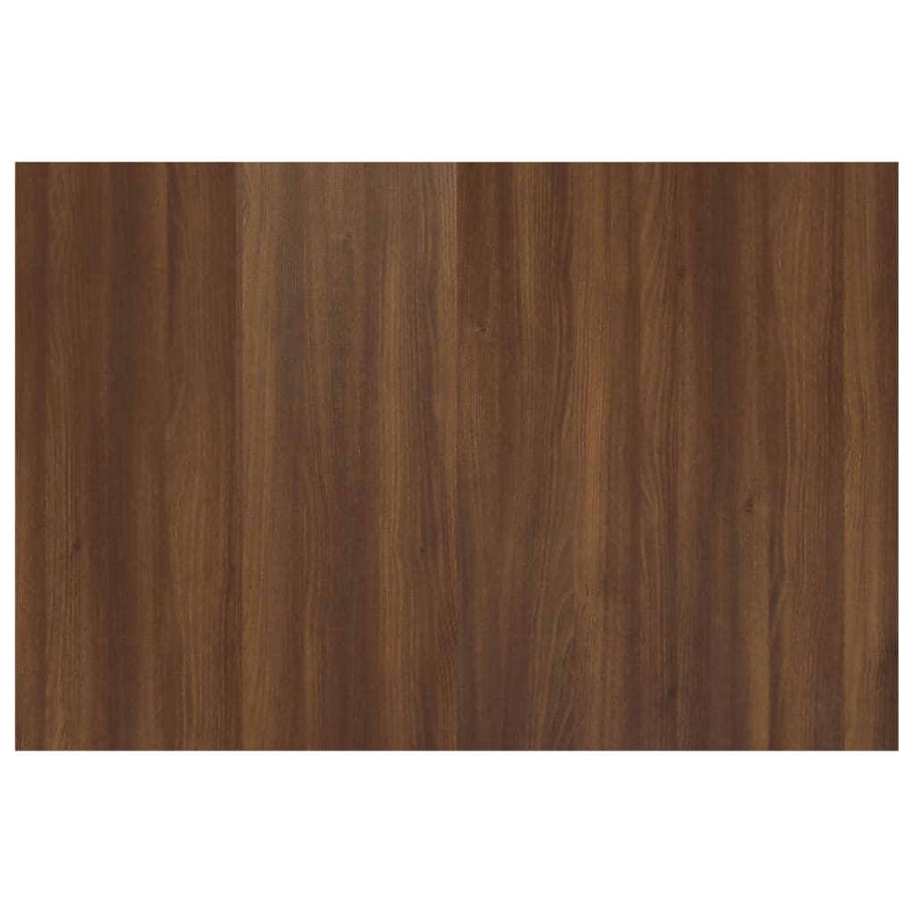Hoofdbord Met Kastjes Bewerkt Hout Bruineikenkleurig