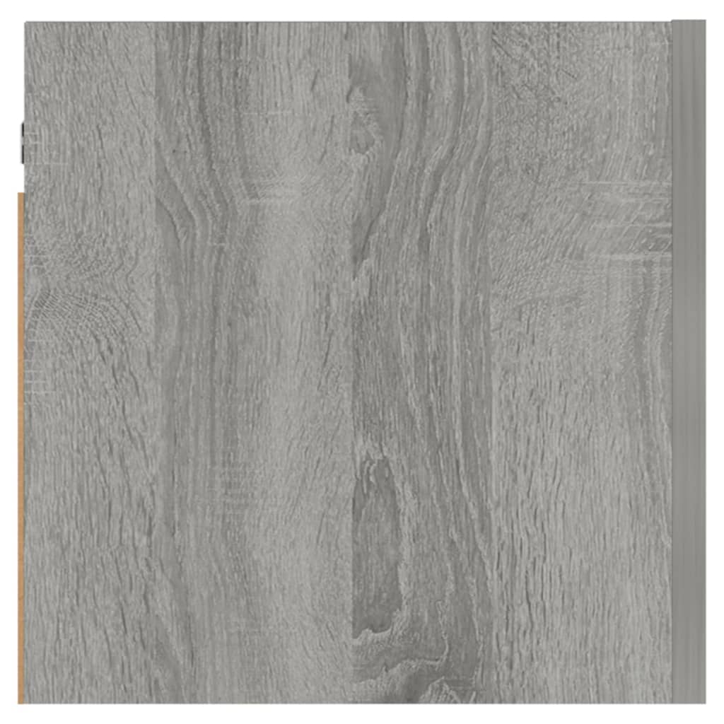 Tv-Wandmeubelen 8 St 30,5X30X30 Cm Grijs Sonoma Eikenkleurig