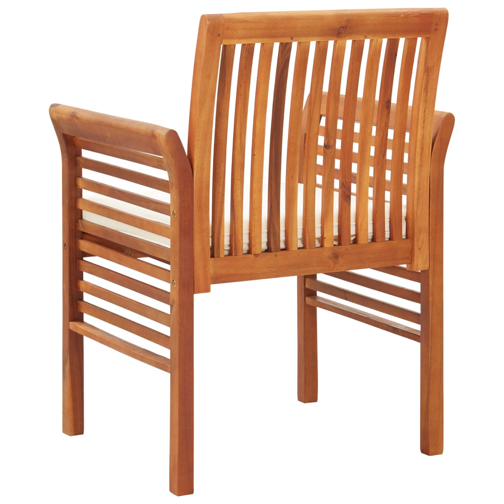 Tuinstoelen 4 St Met Kussens Massief Acaciahout