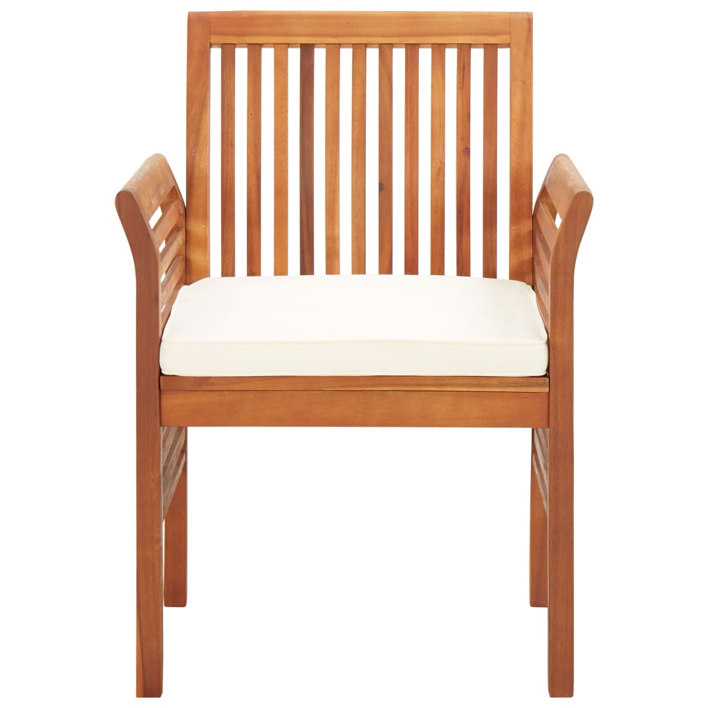 Tuinstoelen 8 St Met Kussens Massief Acaciahout