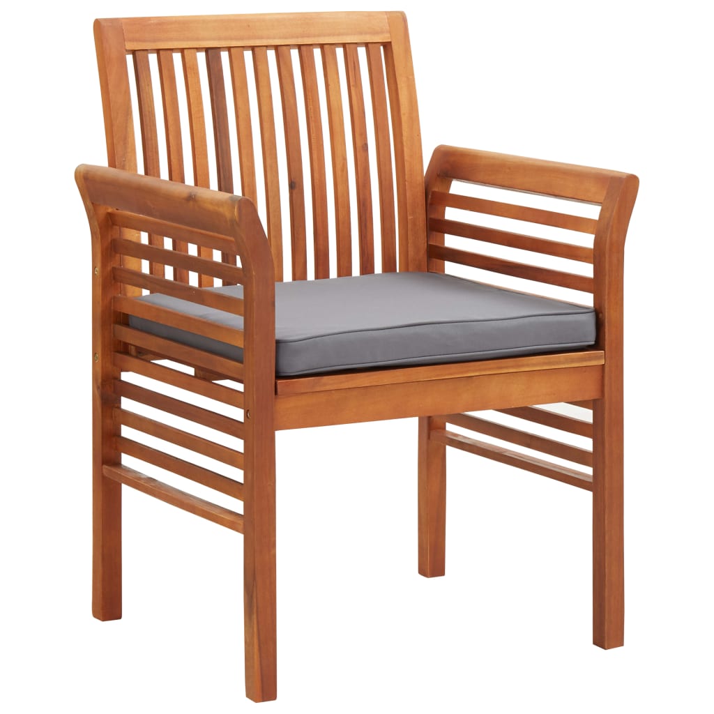 Tuinstoelen 8 St Met Kussens Massief Acaciahout