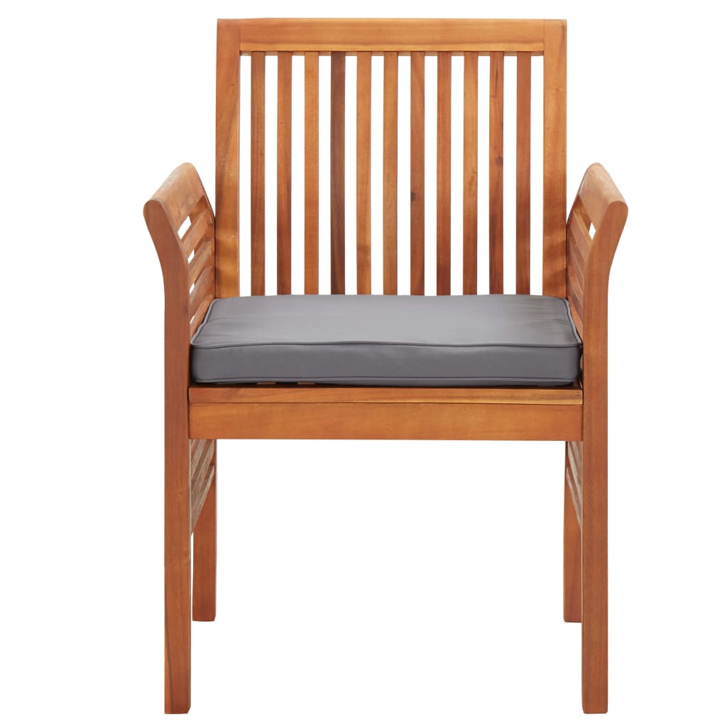 Tuinstoelen 8 St Met Kussens Massief Acaciahout