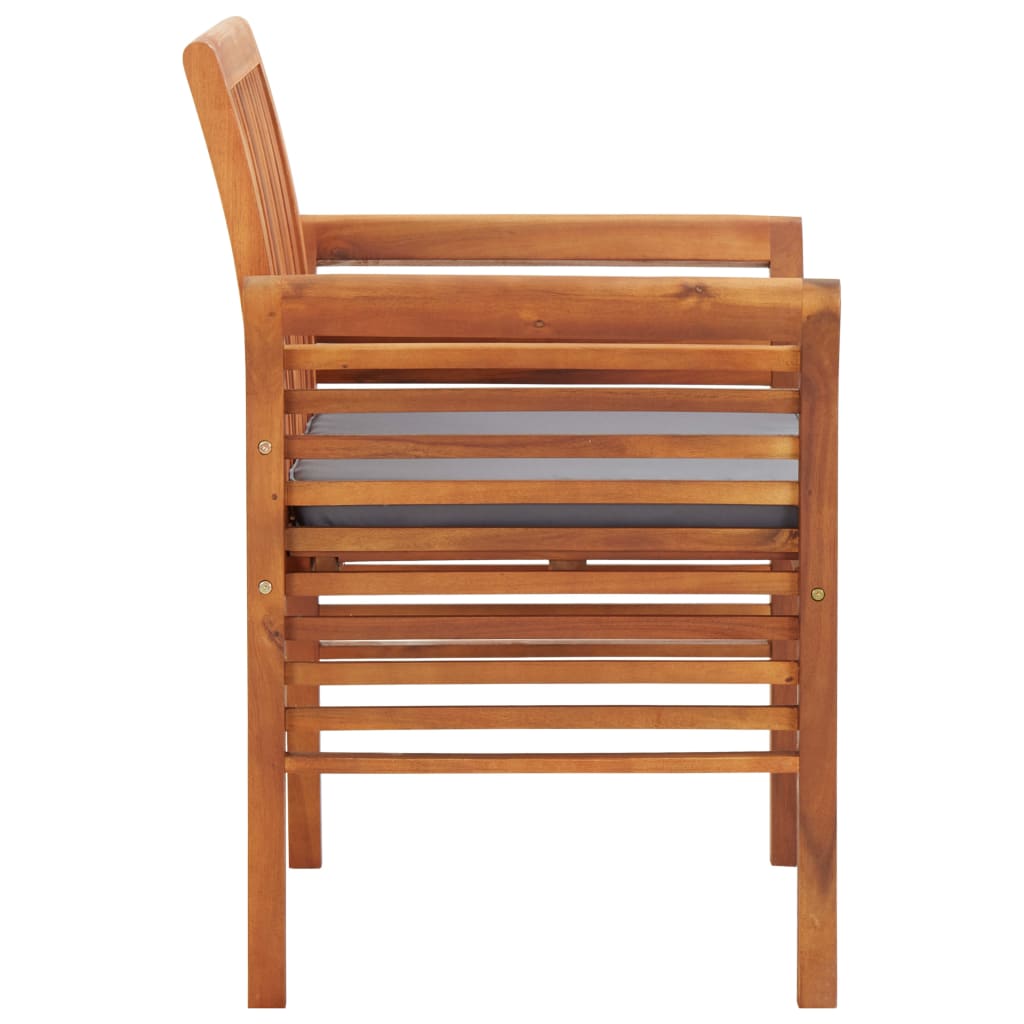 Tuinstoelen 8 St Met Kussens Massief Acaciahout