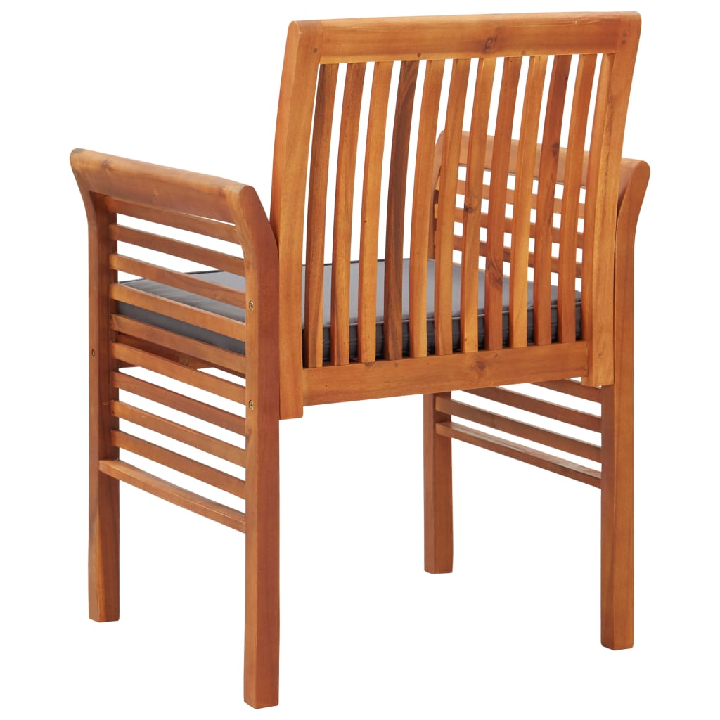 Tuinstoelen 8 St Met Kussens Massief Acaciahout