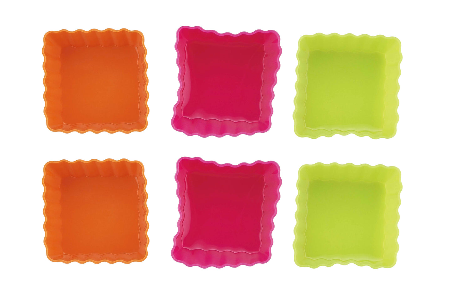 Blaumann Bl-1266, Vierkantige Kop Cake 6 Stuks