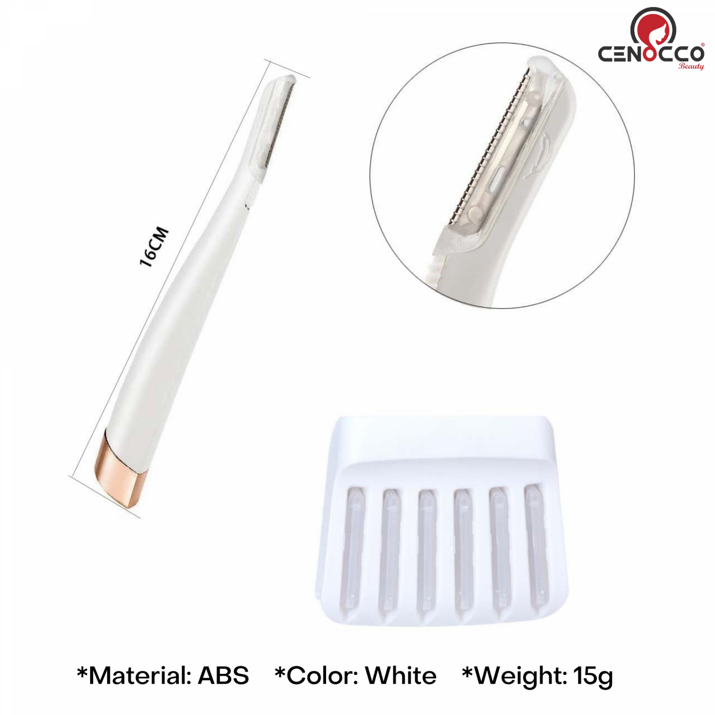 Cenocco Beauty Cenocco Schoonheid Gezicht Epilator Met Led Licht
