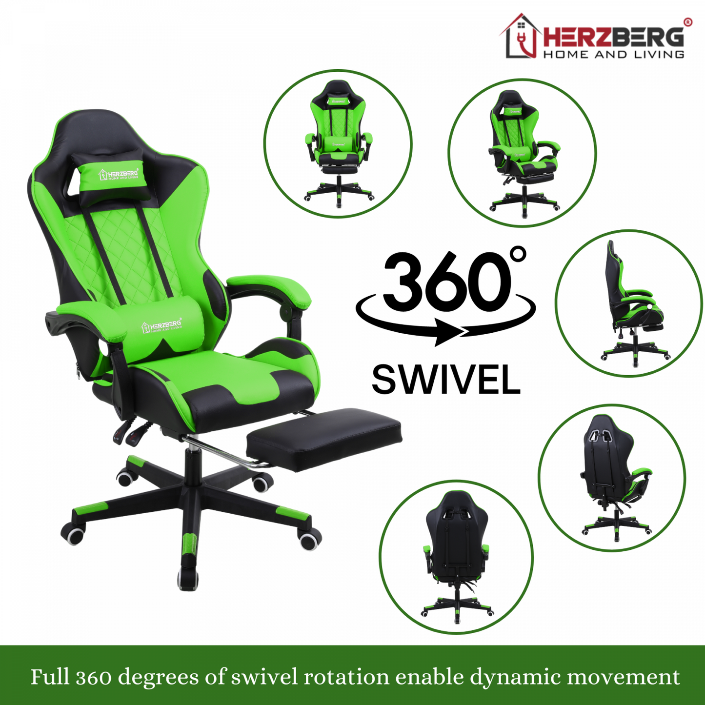 Herzberg Home & Living Herzberg Ergonomische Gaming Of Bureaustoel Rood